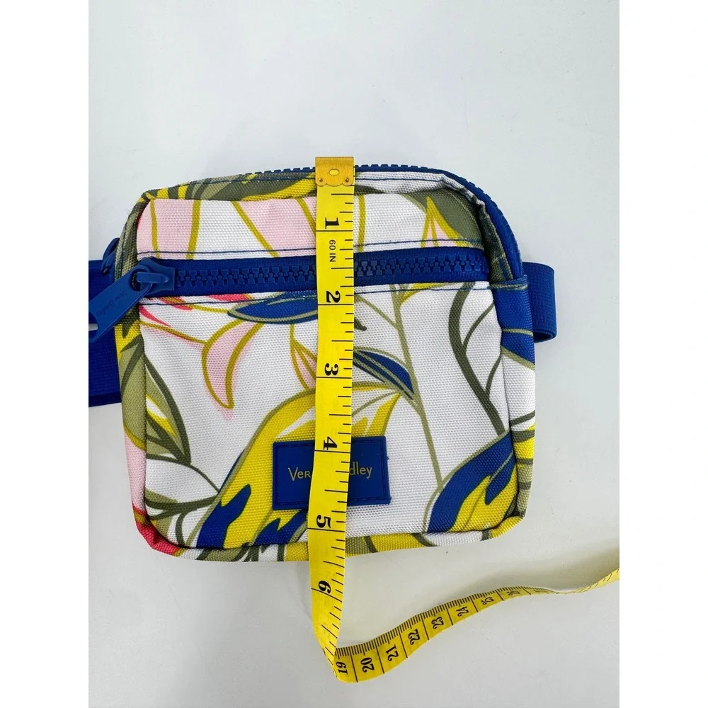 Vera Bradley Belt Bag Women One‎ Size Blue Rain Forest Leaves ReActive Sling